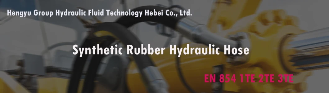 Rubber Oil-Resistant SAE100 R3 DIN En 854 1te 2te 3te Hydraulic Hose
