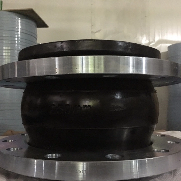 DN25-DN1600 Flexible Connector Flange Connection Single Sphere EPDM NBR SBR Csm Neoprene Hypalon Rubber Compensator Expansion Joint