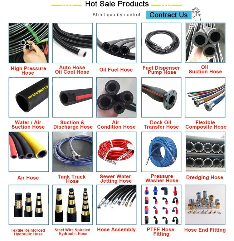 3 Inch Flexible Rubber Fuel High Temp Industrial High Pressure High Temperature Flexible Oil Hose