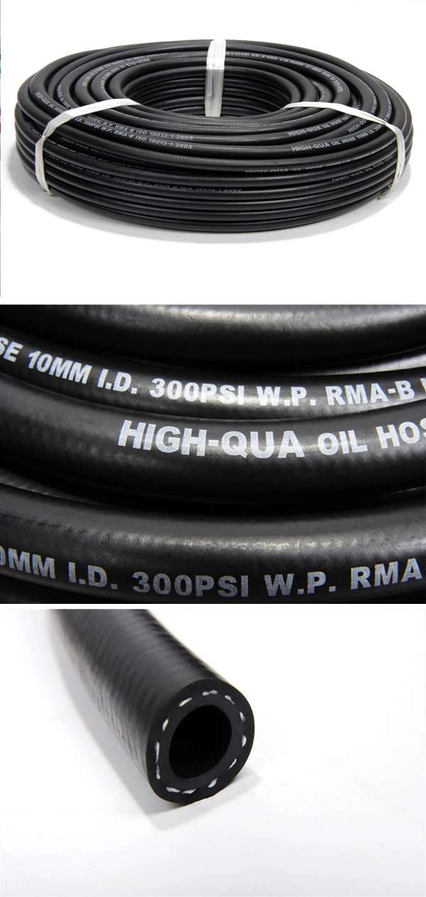 High Pressure Smooth Surface Oil Resistant NBR Rubber Fuel Oil Hose