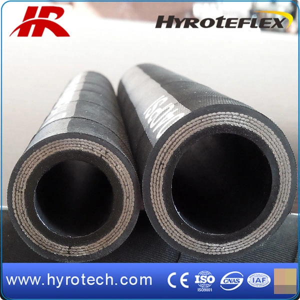 High Temp Rubber Press Assemblies Hydraulic Hose 4sh/4sp