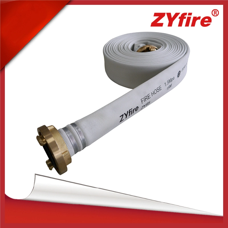 Zyfire 1 Inch Red Flexible Marine Layflat Hose for Fire Control