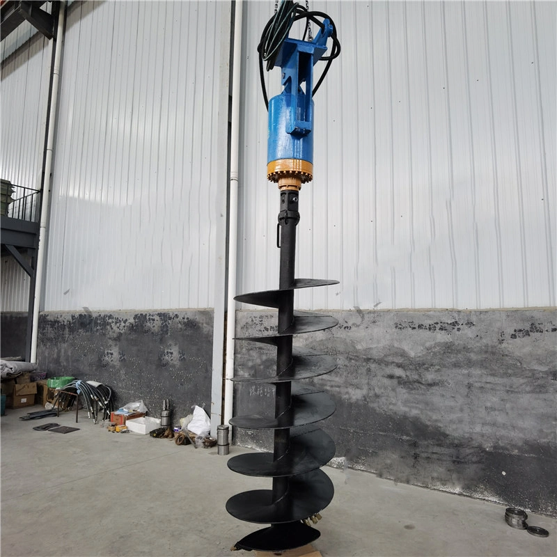 Excavator Attachment Post Hole Digger Hydraulic Earth Drill Earth Auger