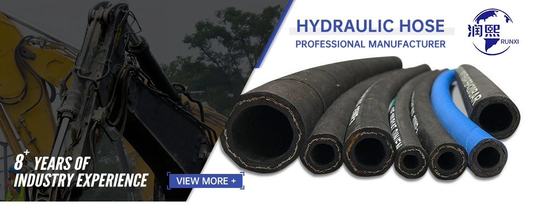 Synthetic Rubber Cover SAE 100 R1 High Pressure Wire Braided Hydraulic Hose