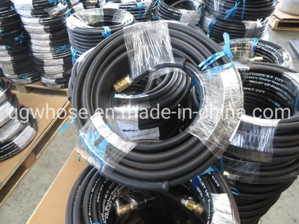 3/8 Inch Blue High Pressure Water Jet Washing Hose