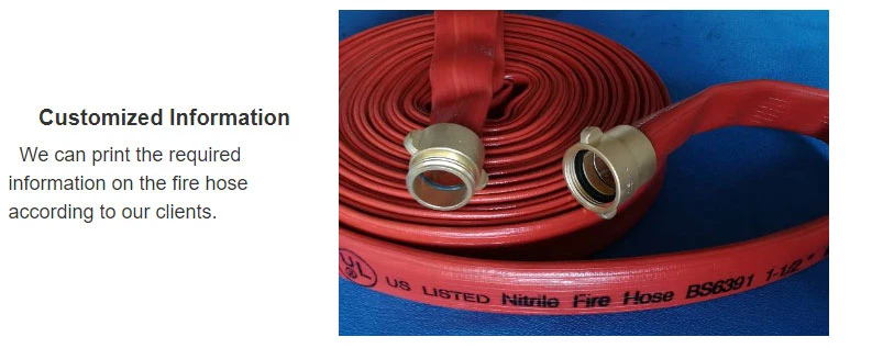 En14540 High Pressure Rubber Marine Hose EPDM Tube/ Nature Rubber Fire Hose Fire Fighting Equipment