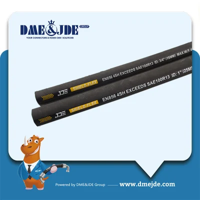 2W cable +155 Líquido Anti-Abrasive trenzado manguera que cubre de caucho sintético resistente a aceites combustibles y las condiciones atmosféricas