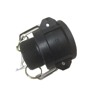Cam&amp;Groove de nylon de Plástico PP Acoplamiento fluido de transferencia de seguridad adaptador de acoplamiento por excéntricas