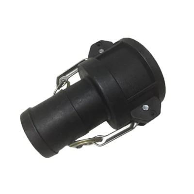 Cam&amp;Groove de nylon de Plástico PP Acoplamiento fluido de transferencia de seguridad adaptador de acoplamiento por excéntricas