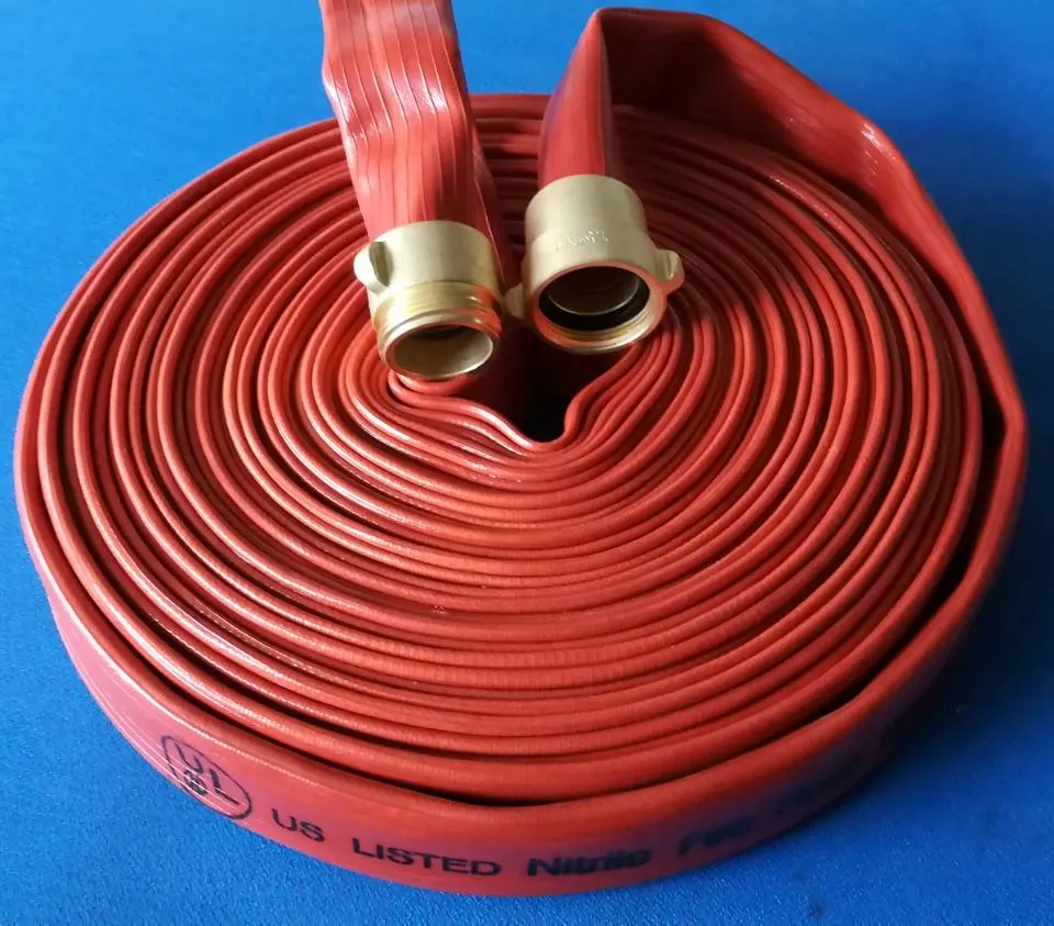 Durable Marine Rubber Fire Hose with 2 Inch Nozzle Hose