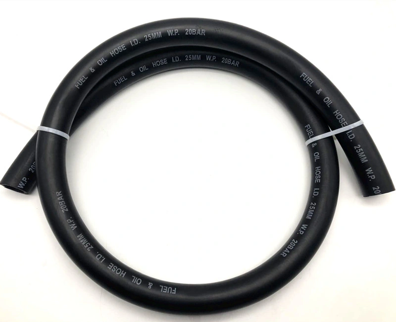 20 Bar Black Flexible Rubber Fuel Oil Hose Fuel Line Hose Gasoline Rubber Hose