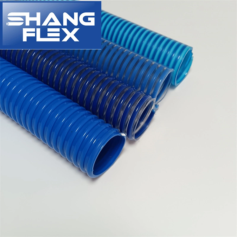 High Quality Blue Multipurpose Water Pump PVC Helix Water Suction Hose