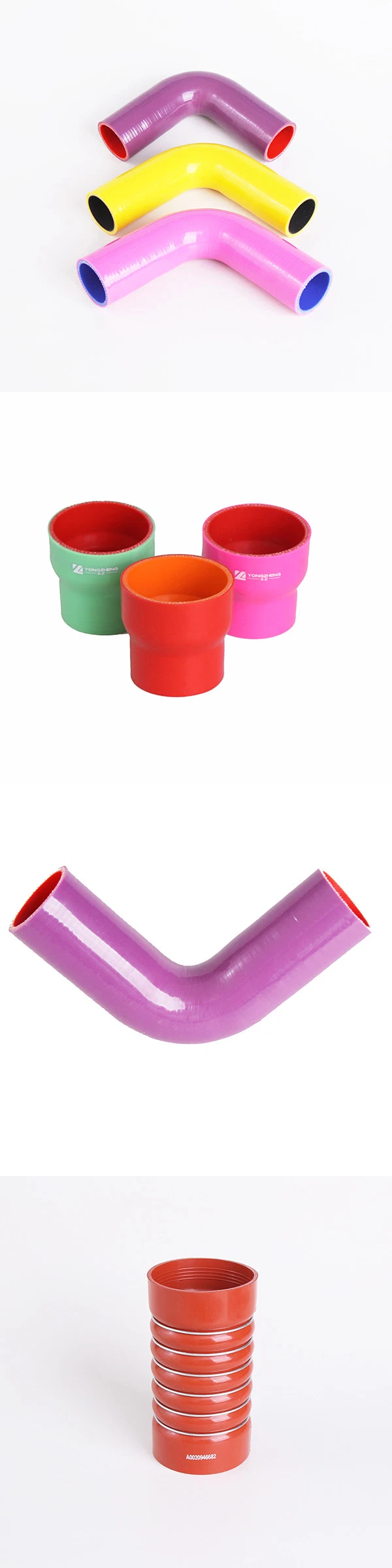 Elbow Silicone Hose 90 Degree 3&quot; to 2.5&quot; Reducer