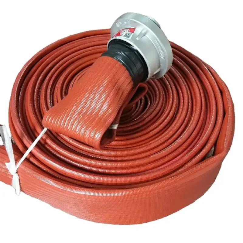 Lightweight Durable Fire-Proof PVC Material Fire Hose for Fire Emergency