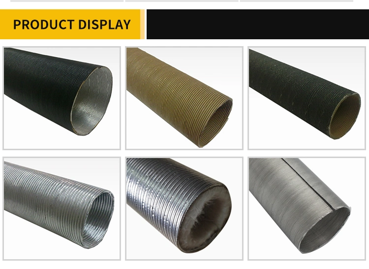 Automotive Fluid Lines Oil Tube Egr Pipe Heatshield High Temperature Resistant Flexible Corrugated Heat Protection Hose