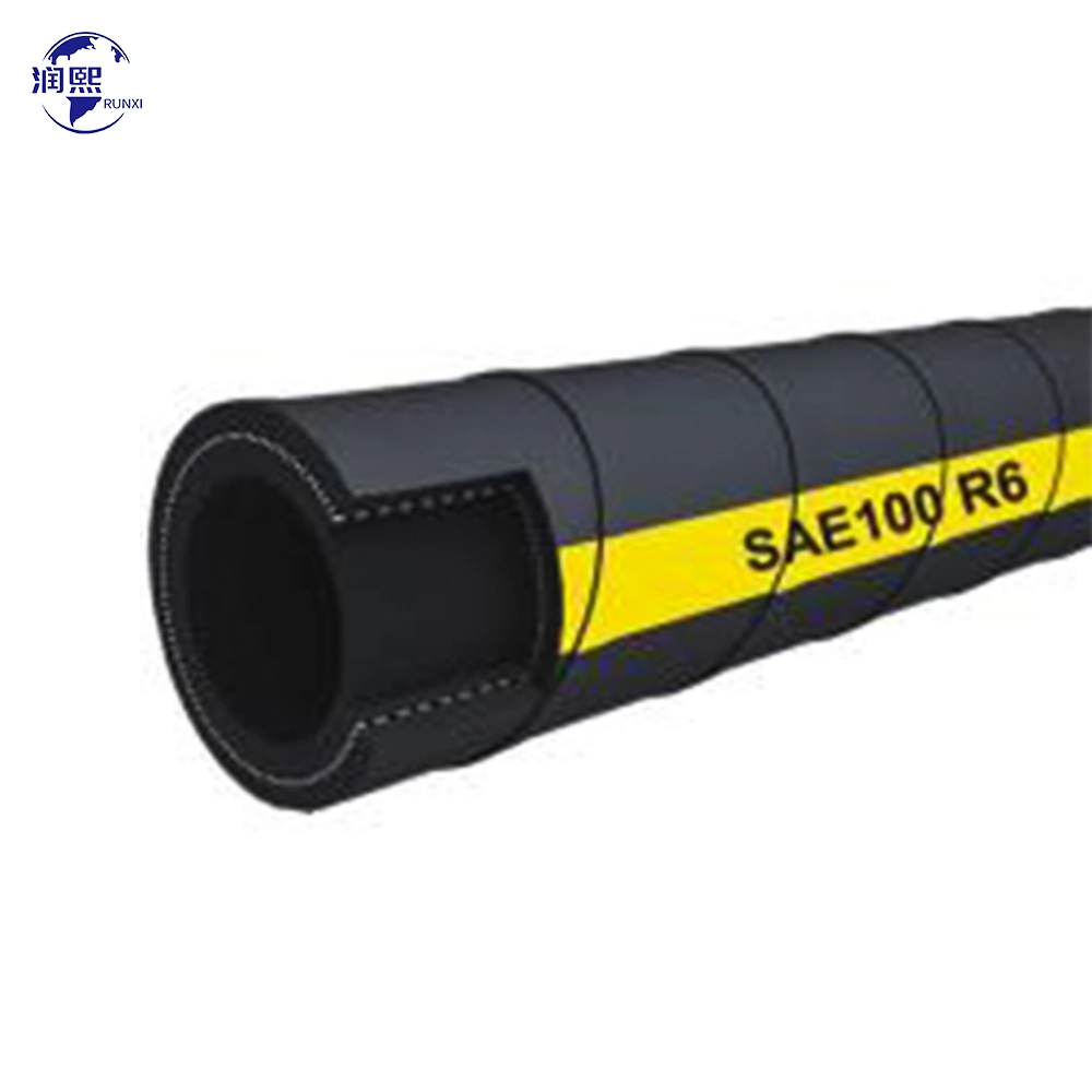 3/16 3/4 1/4 Inch R3/R6 Hydraulic Rubber Hose for Oil/Fuel Liquid Delivery