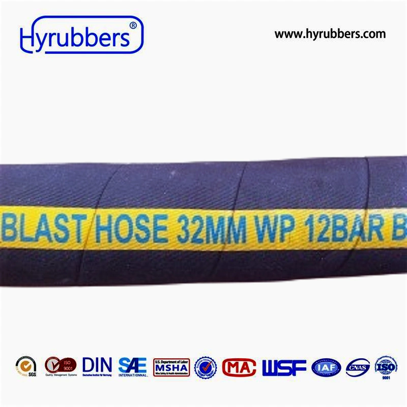 Flexible Acid Resistant Sandblast Hose Abrasion Resistant Rubber Industrial Hose