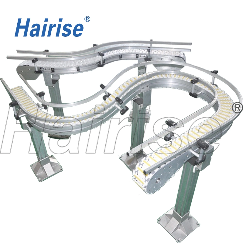 Hairise Turning Curved Heavy Duty Stainless Steel Roller Table Conveyor