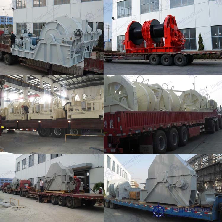 China Marine Supplies Electric Hydraulic Cable Reel Winch