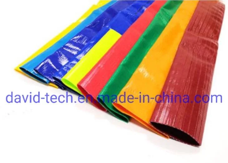 PVC LPG Expandable Air Gas Water Oil Delivery Transparent Layflat Fiber Reinforced Polyester Pipe Pipe