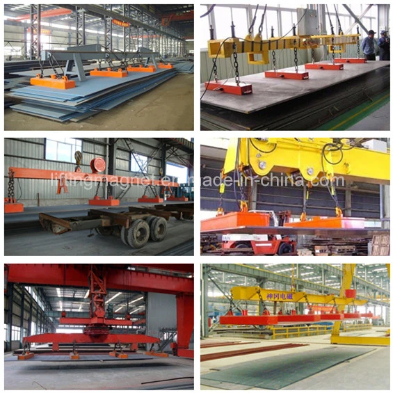 Rectangle Shape Steel Plate Lifting Magnet Equipment