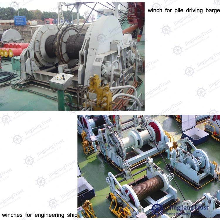 China Marine Supplies Electric Hydraulic Cable Reel Winch