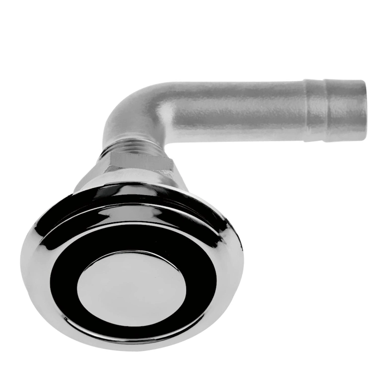 Boat Fuel Vent for 5/8&quot; Hose, Universal 90&deg; Stainless Steel Marine Boat Flush Mount Fuel Gas Tank Vent