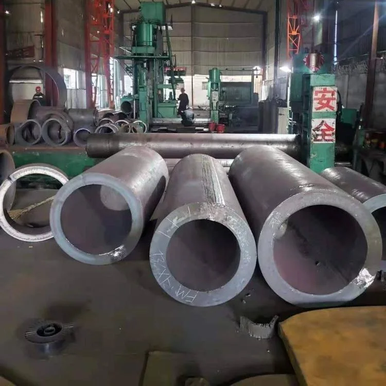 ASTM A106 A53 Gr. B A336 API 5L Seamless Steel Pipe Galvanized/Stainlesss/Ms Alloy Large Diameter Thick Wall Sch40 Sch80 Seamless Fluid Fire Boiler Tube Pipe