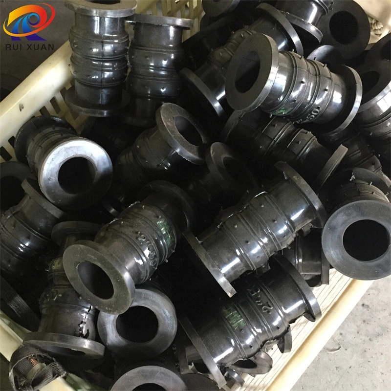 Vulcanized EPDM Pipeline Compensator Threaded Ends Union Type Flexible Rubber Expansion Joints