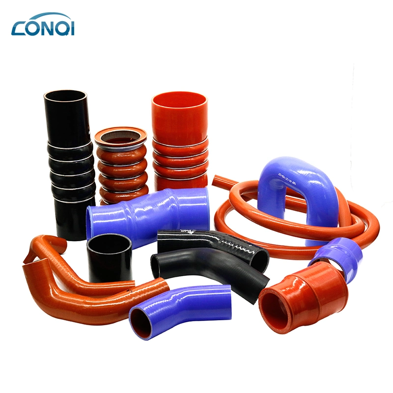 High Quality Highly Abrasion Resistant 90 Degree Elbow Reducing Silicone Rubber Hose