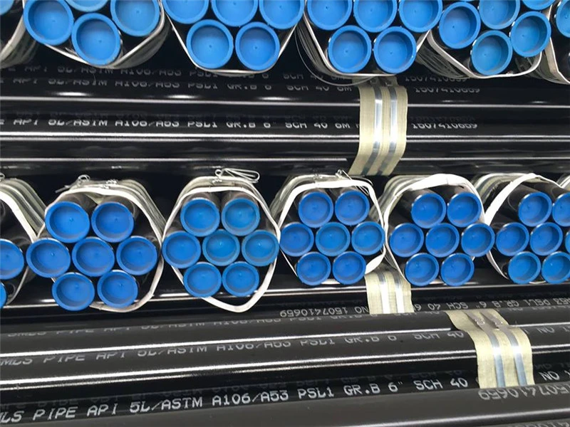 ASTM A106 Shc40 Sch80 Oil and Gas Delivery Iron Tubes Carbon Steel Seamless Pipe