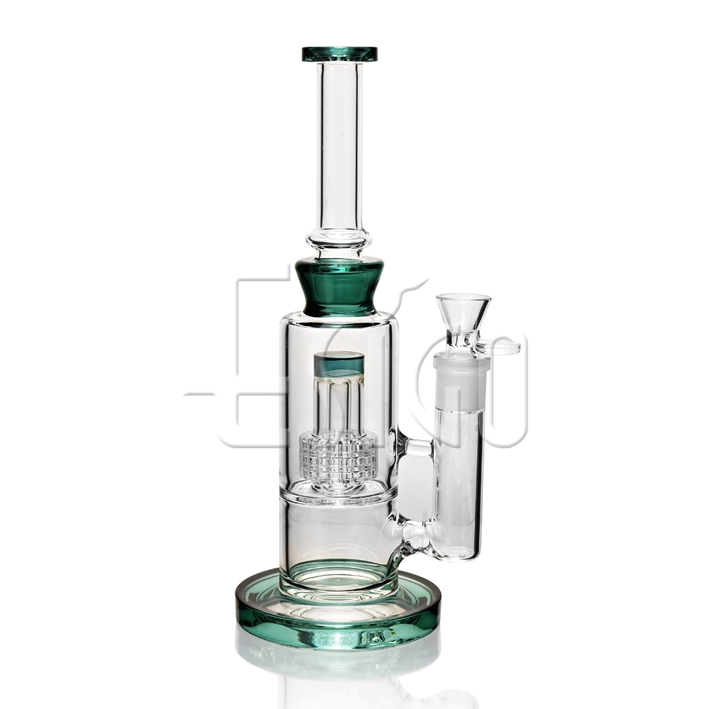 Esigo Popular Fast Delivery Assorted Colors Tobacco Dry Herb Shisha Hookah Oil DAB Rig Smoking Glass Water Pipe with 14mm 18mm Clear Bowl
