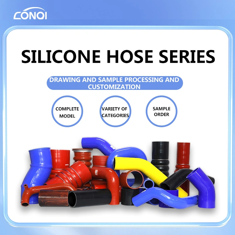 High Quality Highly Abrasion Resistant 90 Degree Elbow Reducing Silicone Rubber Hose