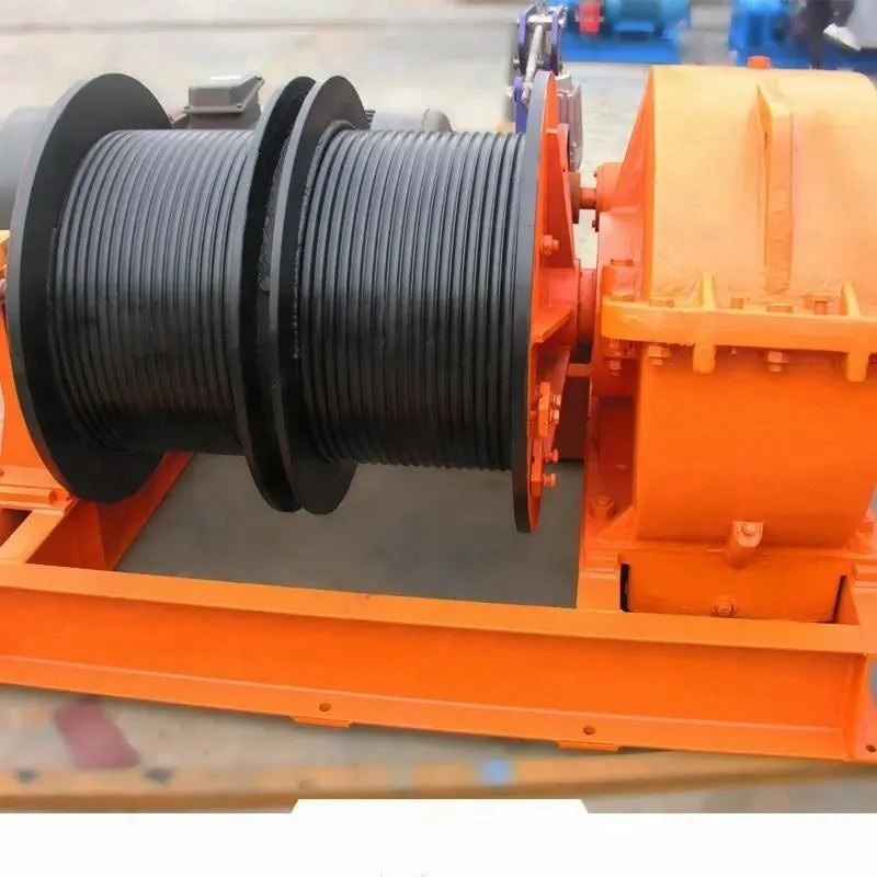 High Speed Cable Pulling Electric Winch Wire Rope Drum for Lifting