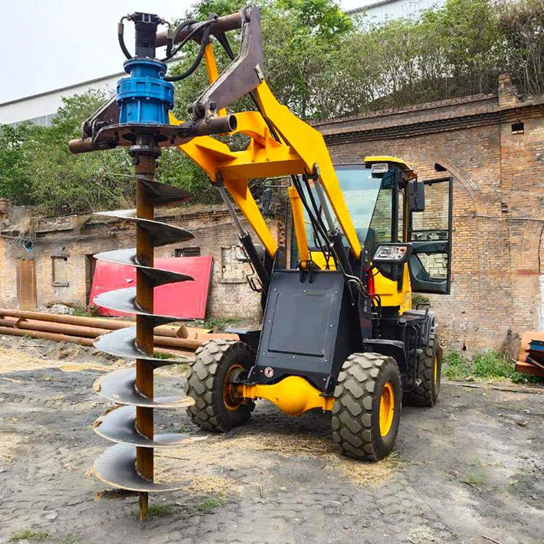Excavator Attachment Post Hole Digger Hydraulic Earth Drill Earth Auger