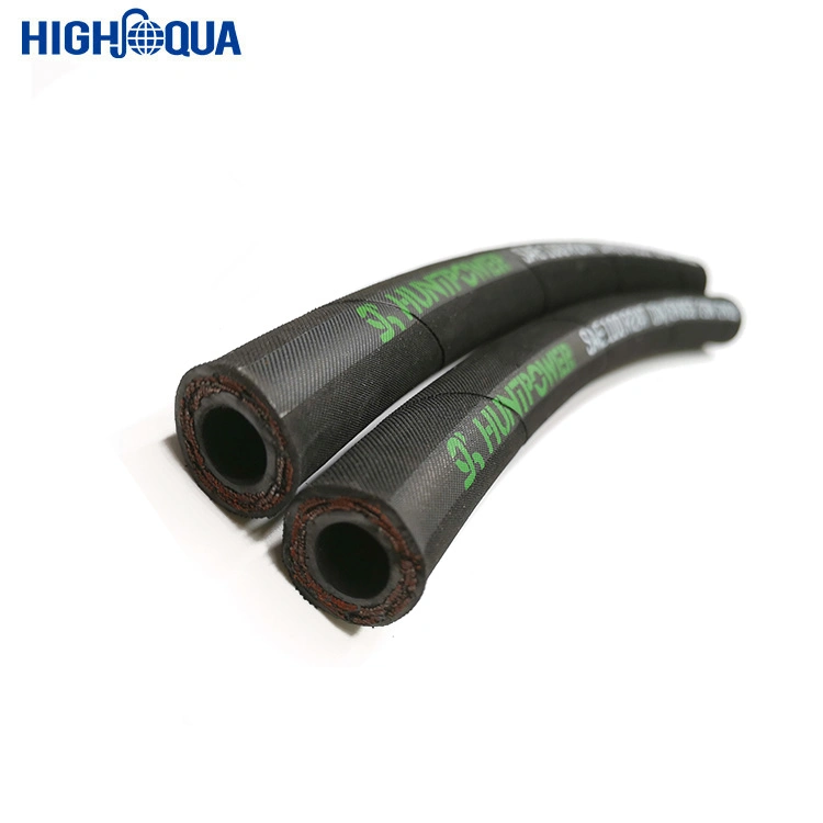 High Pressure Oil and Wear Resistant Hydraulic Rubber Hose with SAE 100r2at / 2sn