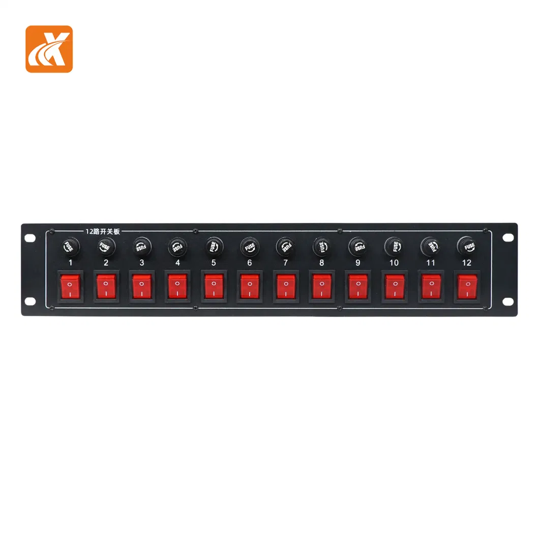 for Stage Performance Stage Light HD Model Kgb-J12 220V Voltage Input Through Touch Cpush Button Electrical Switch Board