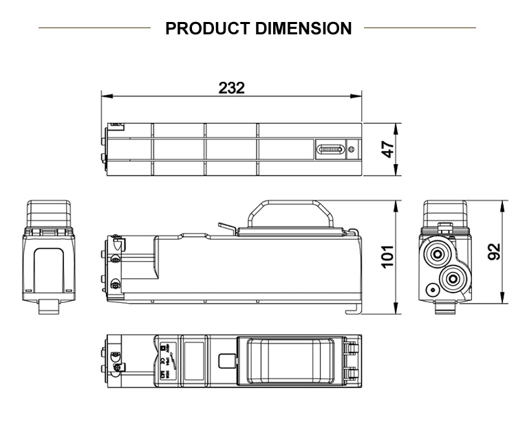 IP54 Column Pole MCB Junction Terminal Fuse Connector Box