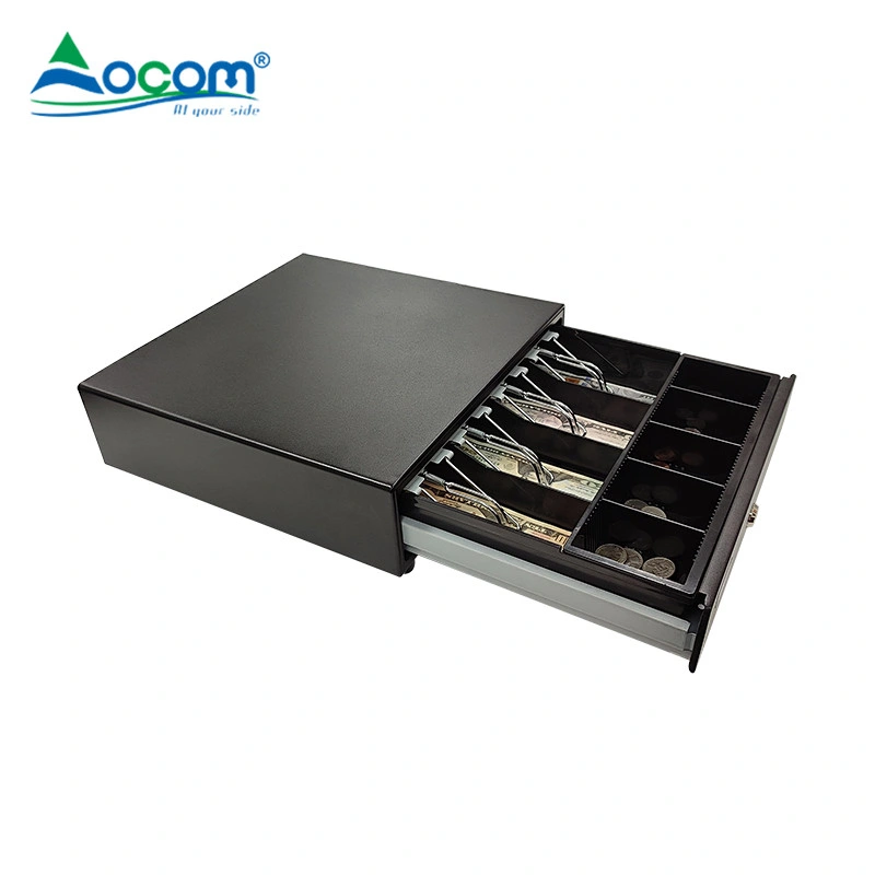 Black Style Small Micro Switch Senor Metal Trigger Cash Drawer Box Rj12 for Cash Register