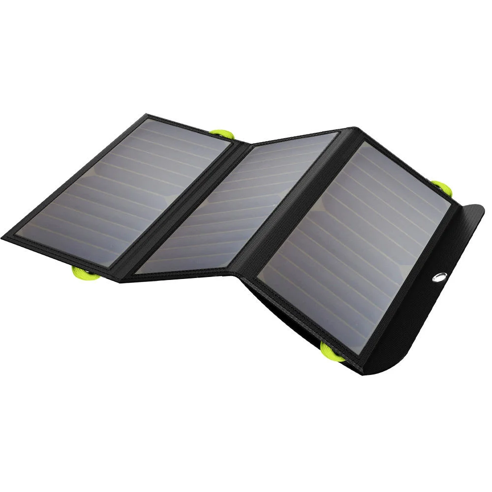 Solar Battery Charger 5V 21W Outdoor Portable Solar Panel for Camping