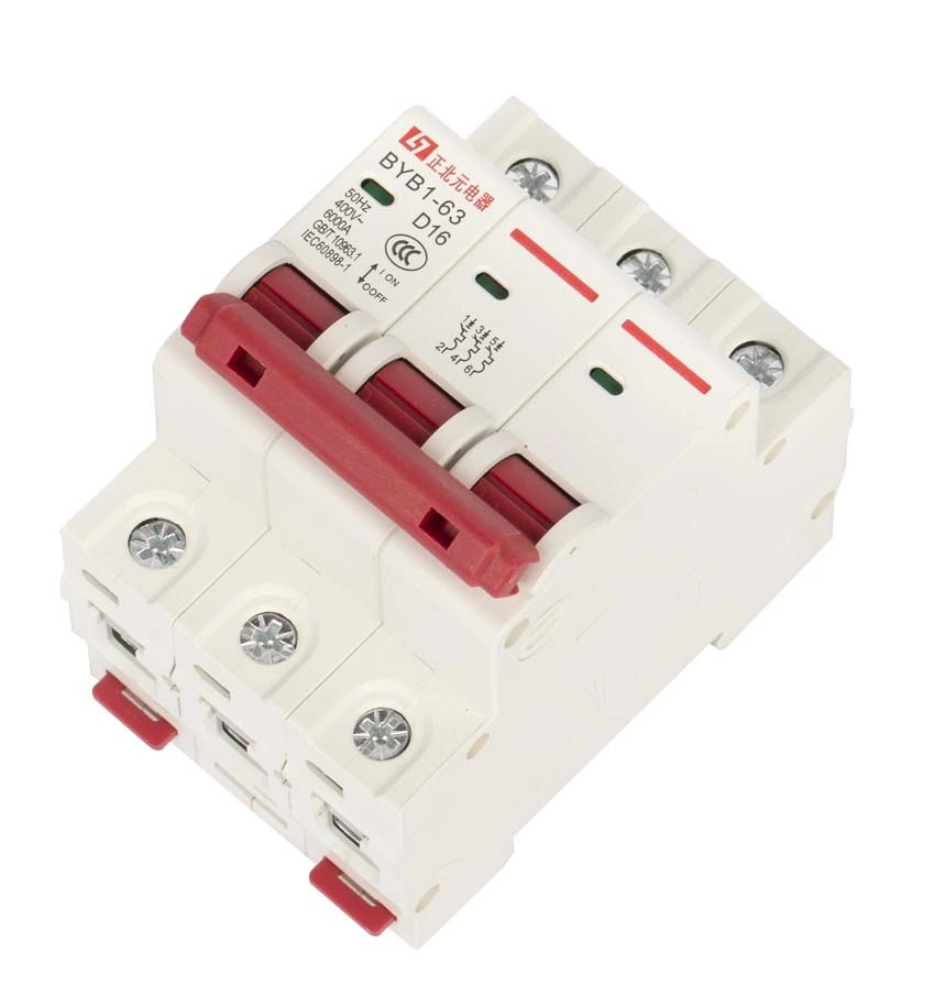 D16 50Hz 400V 3p AC MCB Mini Circuit Breaker with GB/T 10963.1