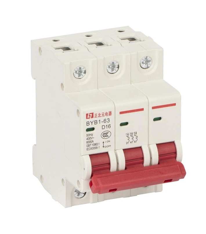 D16 50Hz 400V 3p AC MCB Mini Circuit Breaker with GB/T 10963.1