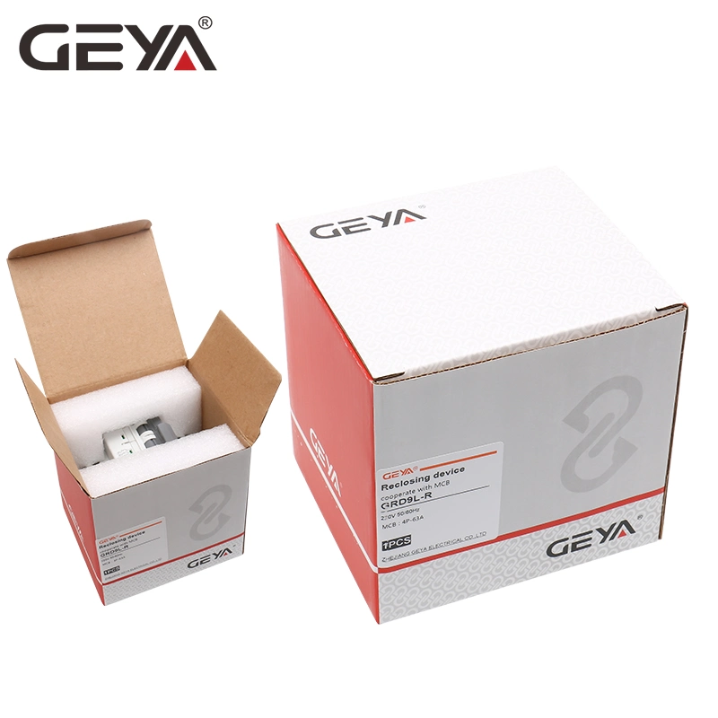 Geya Grd9l Automatic RCCB Auto Reclosing ELCB Auto Recloser 2p 4p RCCB Residual Current Circuit Breaker