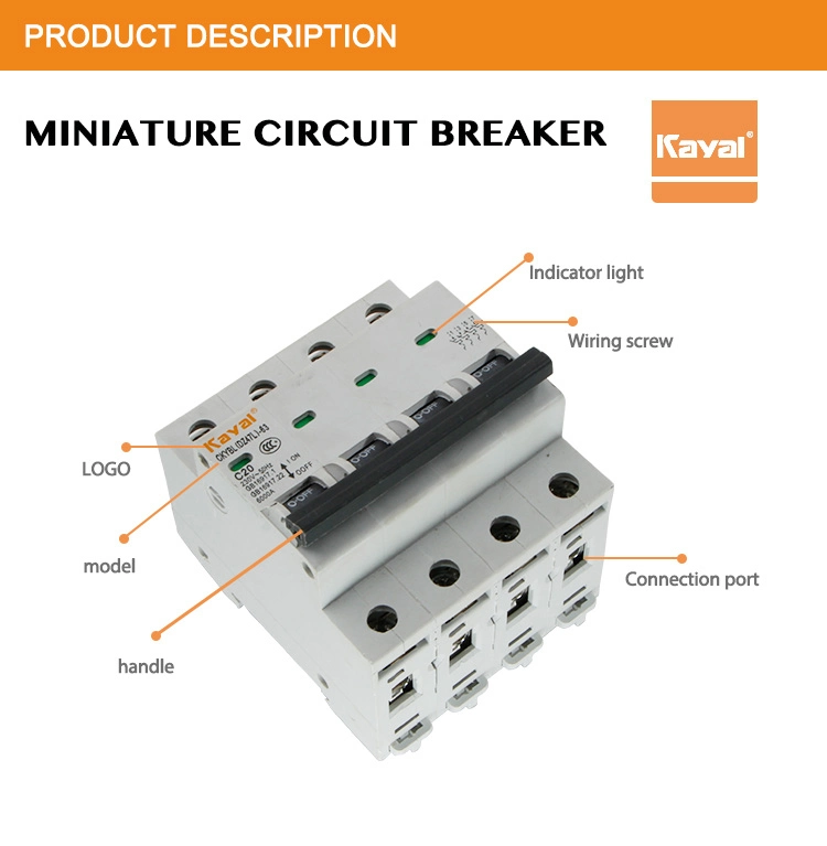 Free Sample Electric Magnetic Mini Circuit Breaker