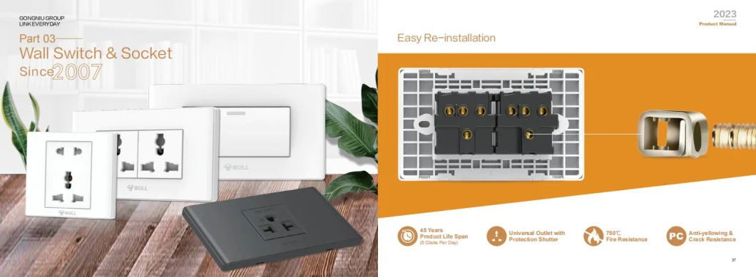 Universal Socket 4 Way Power Switch Socket Electric Expansion Strip Board with Safety Shutter