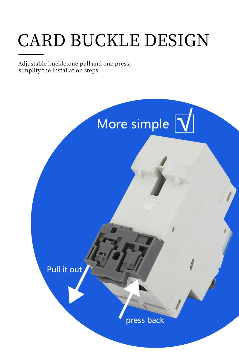 Dx3 AC Residual Breakers ELCB Circuit Breakers RCCB 40A63A 2p4p 30mA 300mA Earth Leakage