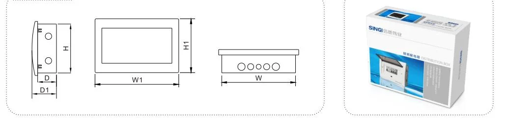 Ce Approved New Type 12ways 16ways 20ways Distribution Board