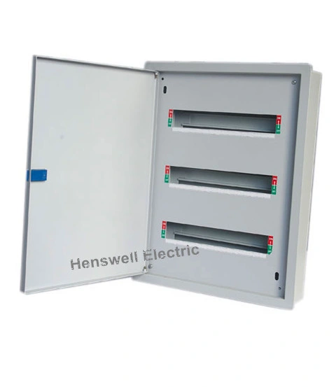 2 Row Metal Distribution Board 16 Way Per Row Flush Mount