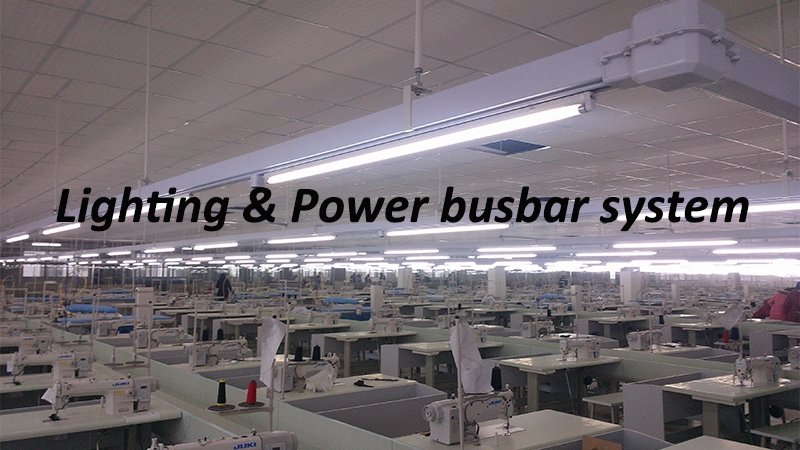 Single &amp; Three Phase Lighting &amp; Power Busbar for Garment Factory