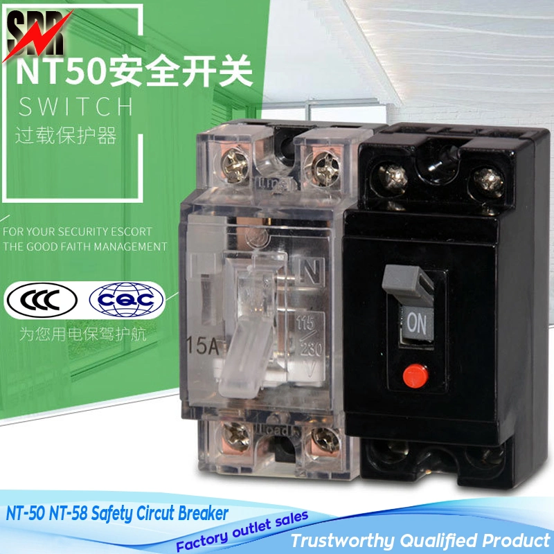 Nt-50 Nt-58 Safety Circut Breaker (Safety Switch) , Nt-58 Nt-508 Nt50-32n 5A 10A 16A 25A 32A 40A Overcurrent Protection Circuit Breaker